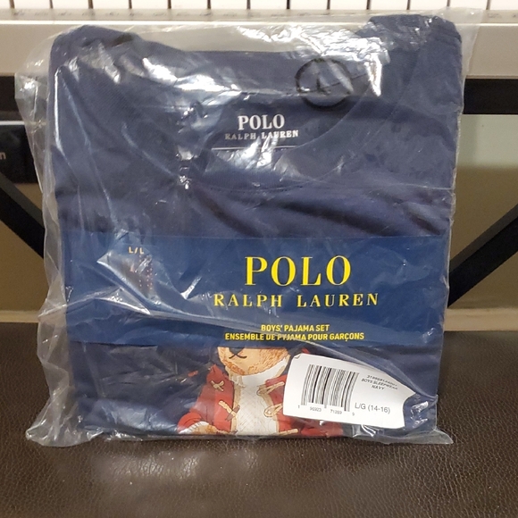 Polo Ralph Lauren Boys' Navy Pajama Set - Picture 1 of 2